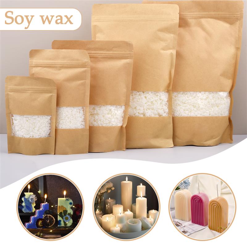 Xmas Candle Making - 50-1000g Natural Pure Soy Wax Flake
