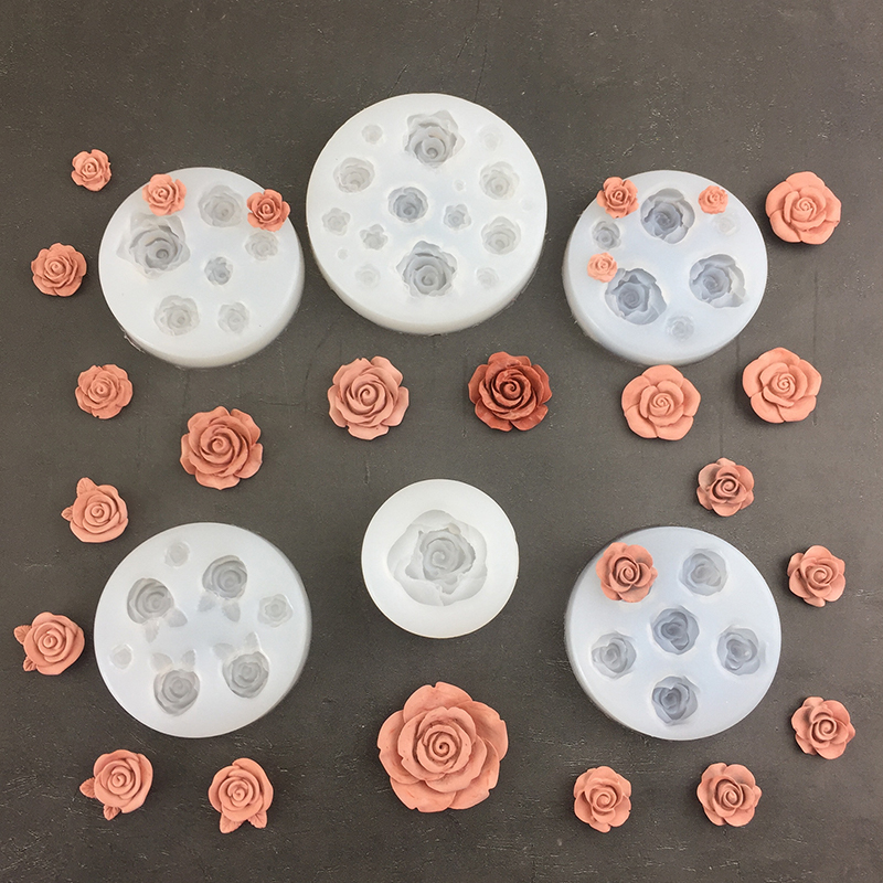 3D Rose Flower Shape Leaf Sili - đánh giá và giá Candle Making Process