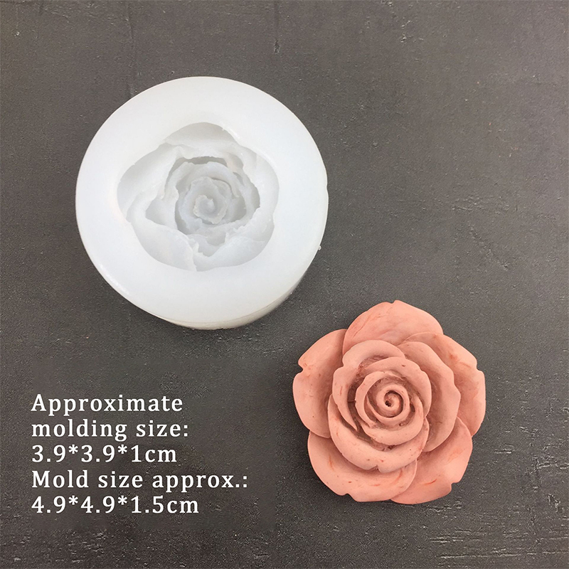 3D Rose Flower Shape Leaf Sili - đánh giá và giá Candle Making Process