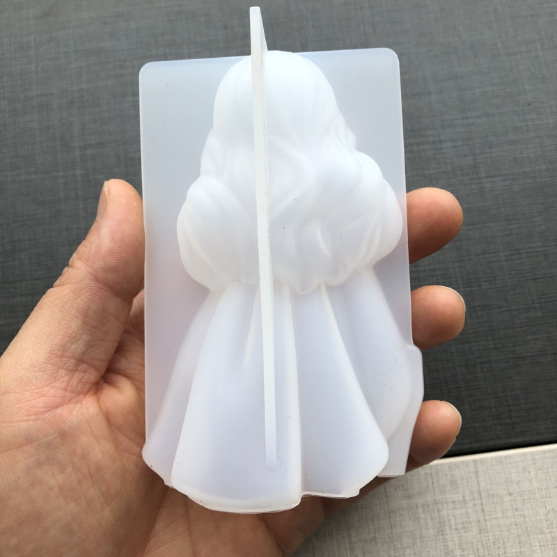 3D Cute Princess Silicone Cand - đánh giá và giá Candle Making Process