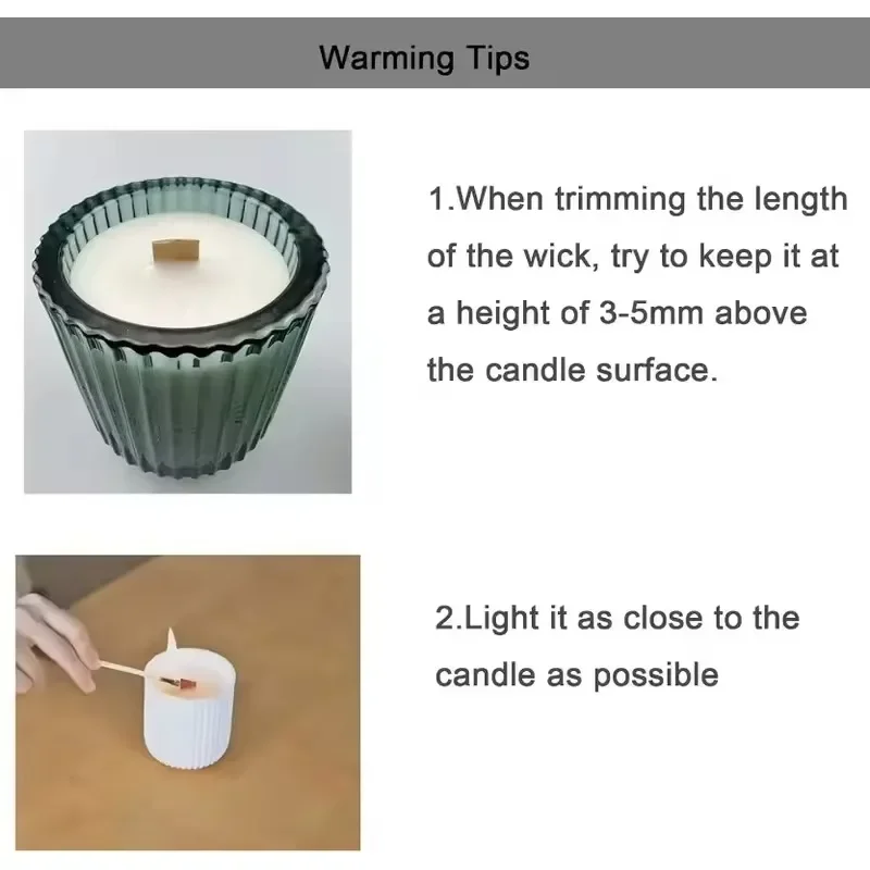 Wooden Candle Wicks with Susta - đánh giá và giá Wood Wick Crackle