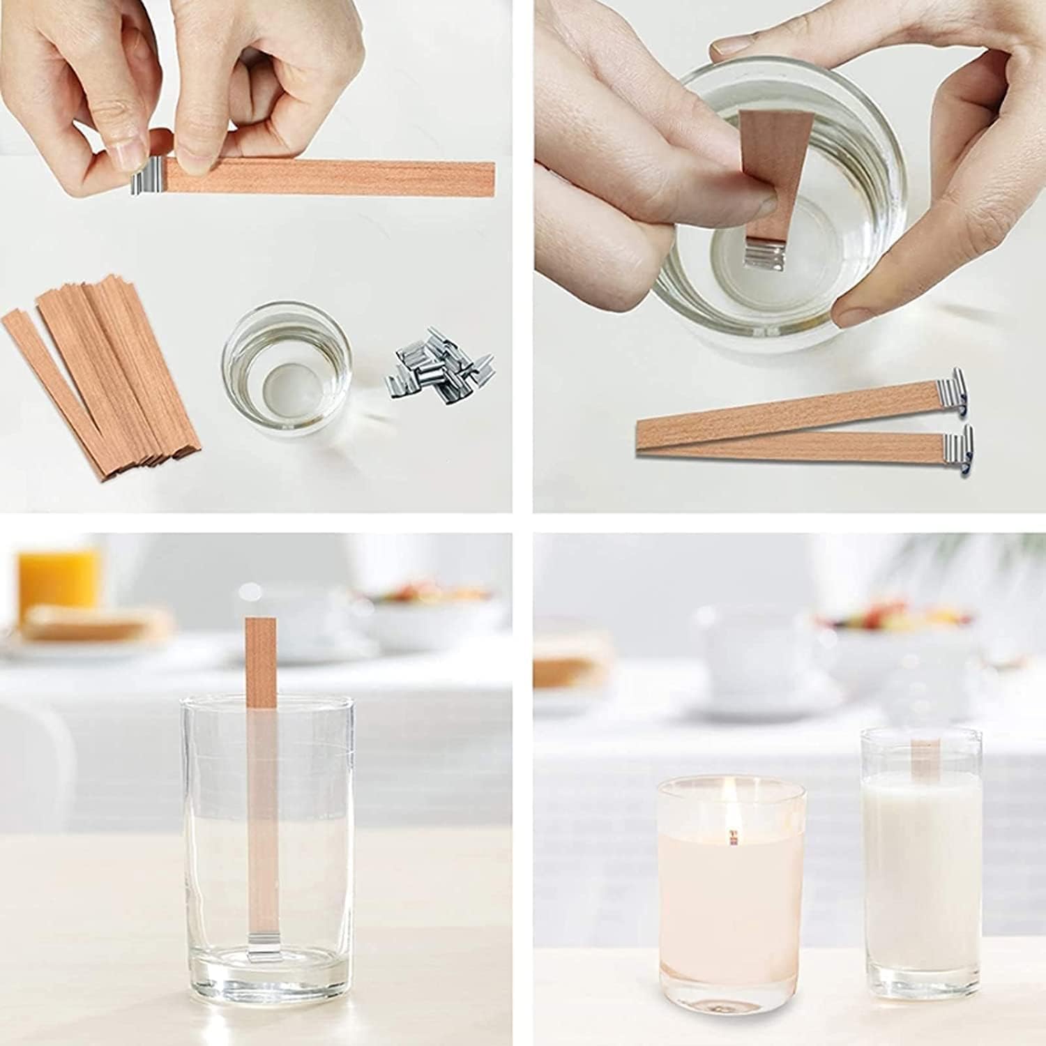 Wooden Candle Wicks with Susta - đánh giá và giá Wood Wick Crackle