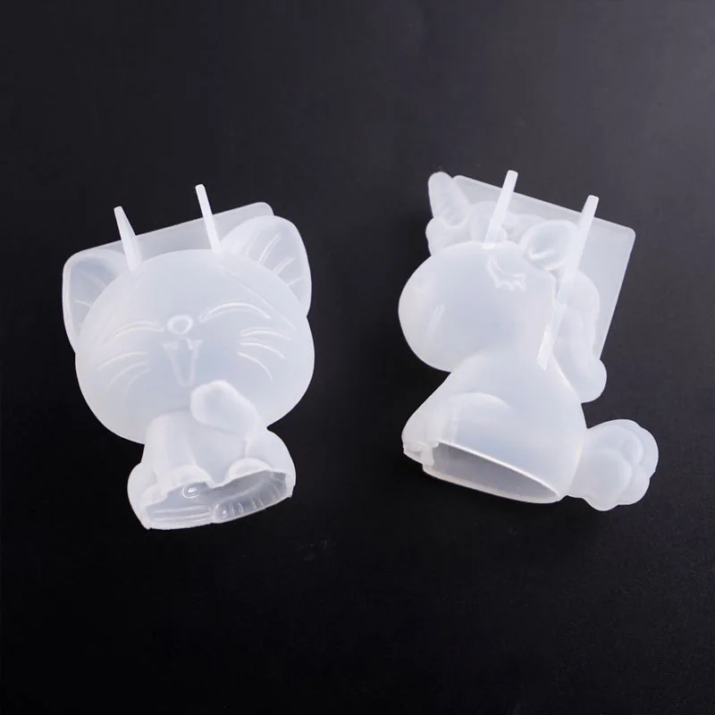 3D Geometric Silicone Unicorn  - đánh giá và giá Candle Making Process