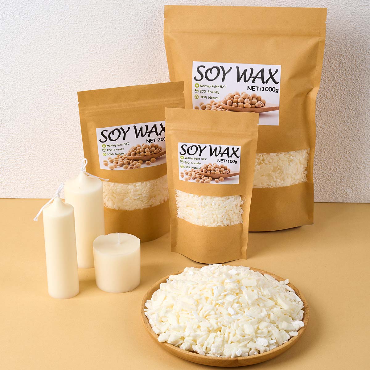 1 Pounds Pure White Soy Wax Fo - đánh giá và giá Xmas Candle Making