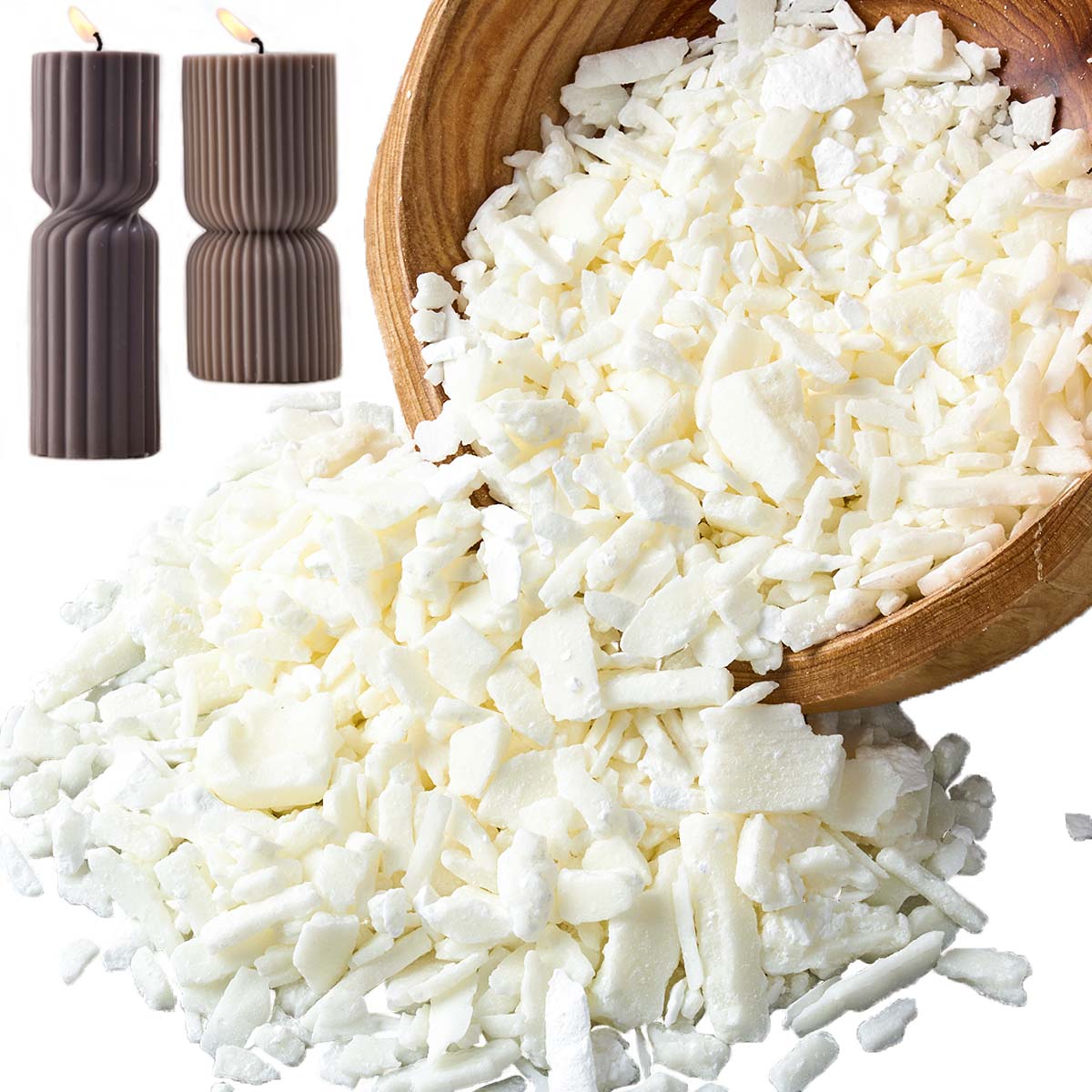 1 Pounds Pure White Soy Wax Fo - đánh giá và giá Xmas Candle Making