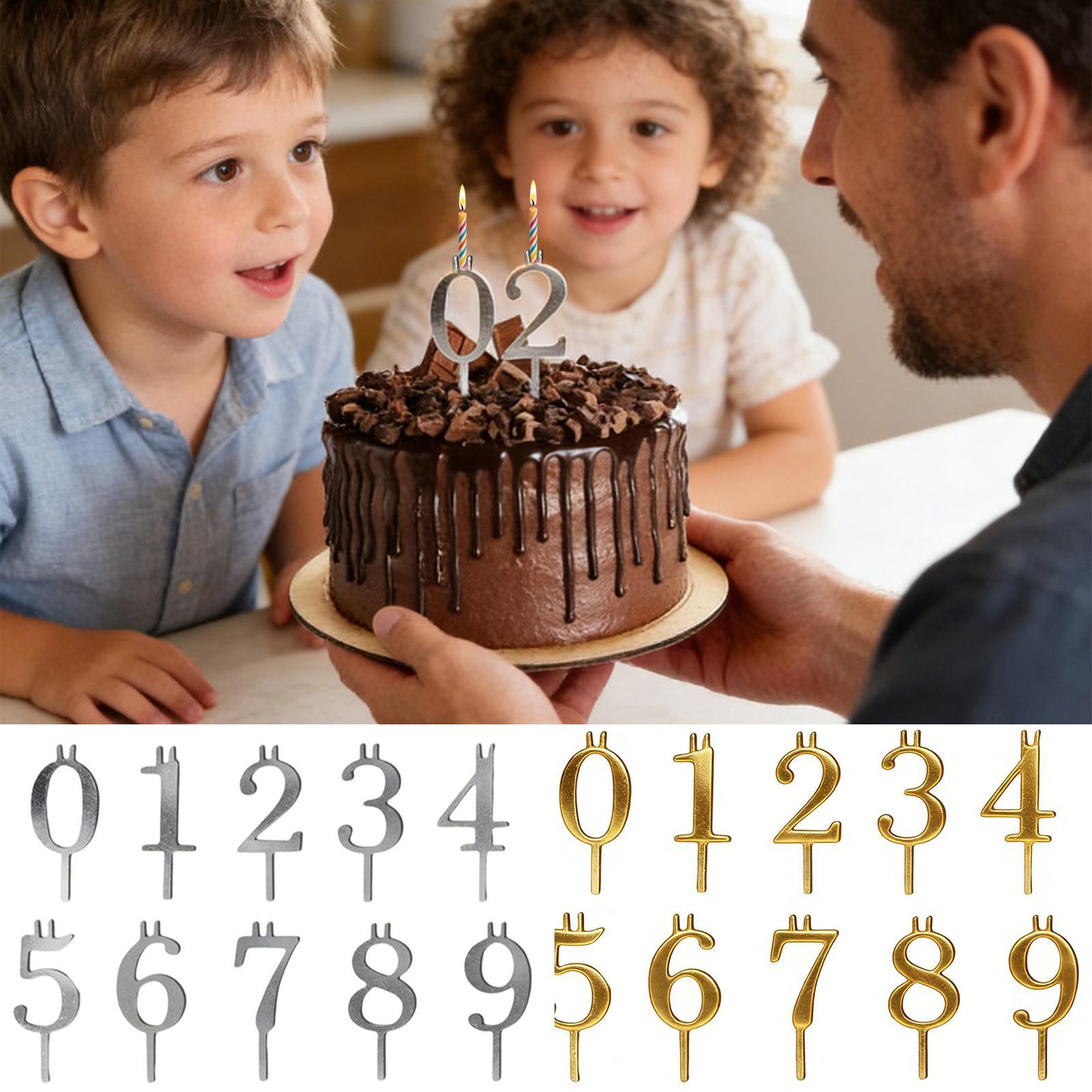 10pcs 0-9 Number Cake Toppers  - đánh giá và giá Candle Making Process
