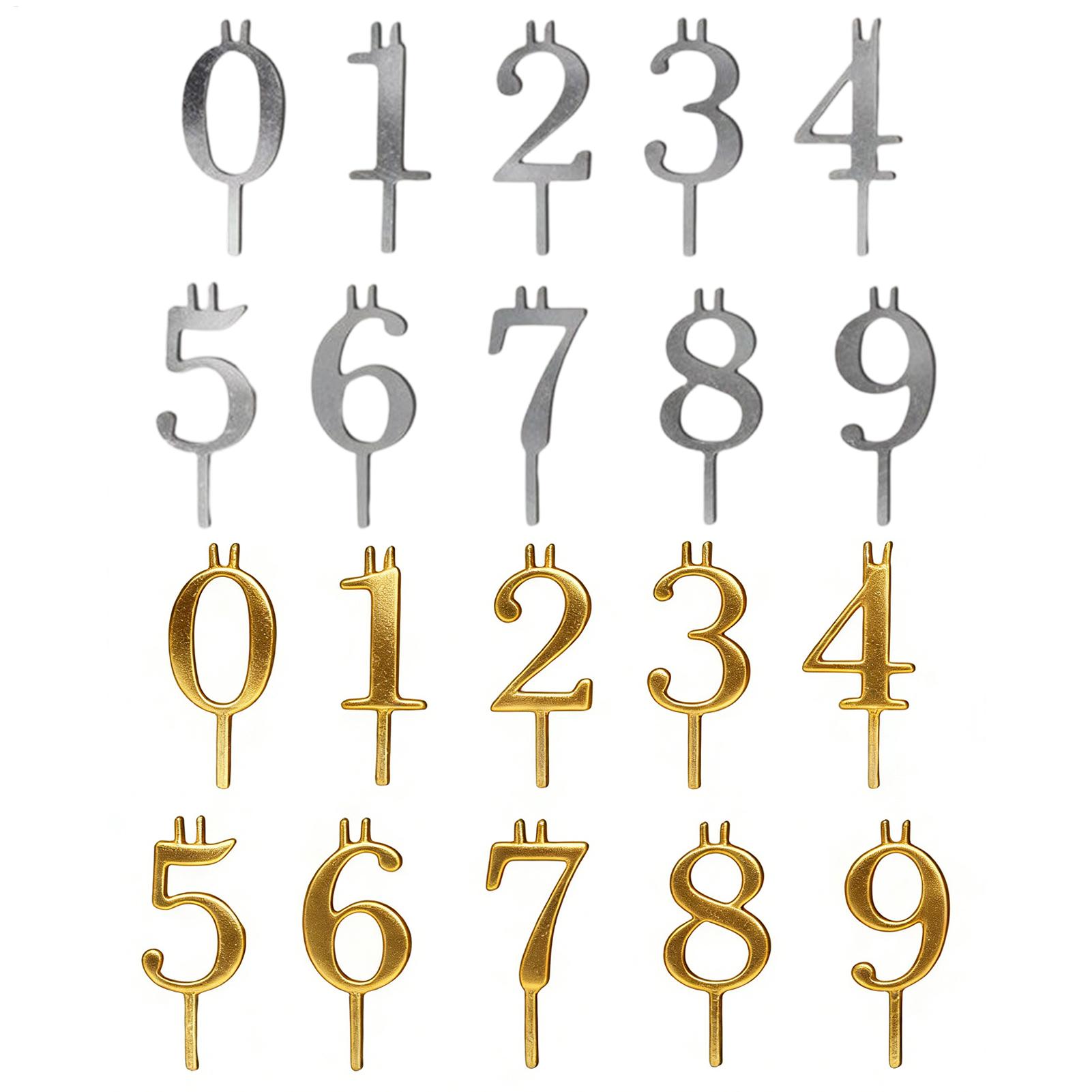 10pcs 0-9 Number Cake Toppers  - đánh giá và giá Candle Making Process